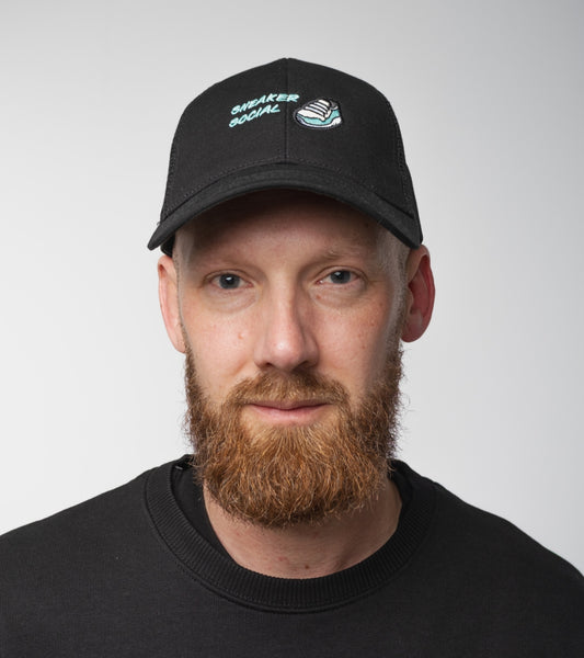 Shop the Sneaker Social Trucker Cap. Premium cotton peak and front, recycled polyester mesh, streetwear born in Northampton. Started off a dream, now a reality. UK shipping.